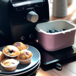 Air Fryer Blueberry Muffins
