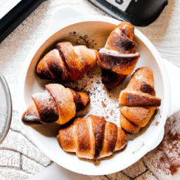 Air Fried Cocoa Croissants