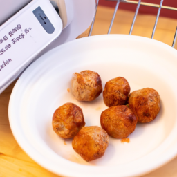 Air Fryer Cooked Perfect Brand Homestyle Frozen Meatballs