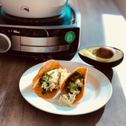 Air Fried Fried Avocado Tacos