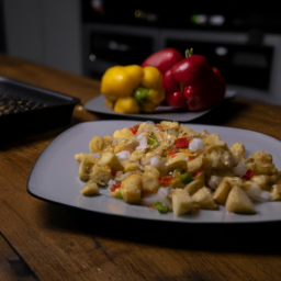 Air Fryer Kroger Diced Potatoes O'Brien with Peppers & Onions