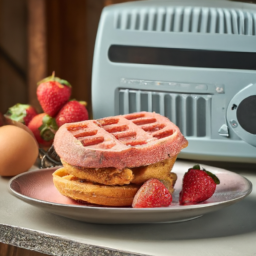 Air Fryer Eggo Strawberry Easy Breakfast Waffles