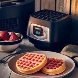 Air Fryer Kellogg's Eggo Strawberry Easy Breakfast Frozen Waffles