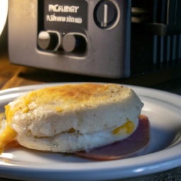 Air Fried Kroger Ham Egg & Cheese English Muffin