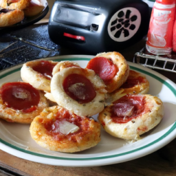 Air Fryer Mini Pizza Bagels