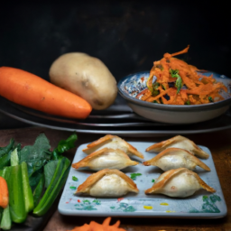 Air Fryer Wei-chuan Pre-Steamed Vegetable & Chicken Gyoza Dumplings